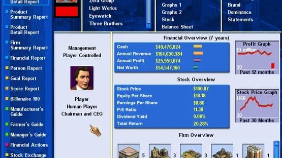 Capitalism II — Screenshoty