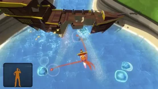 Squid Hero for Kinect — Screenshoty