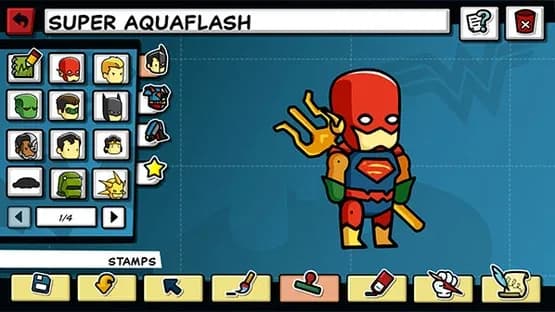 Scribblenauts Unmasked: A DC Comics Adventure — Screenshoty