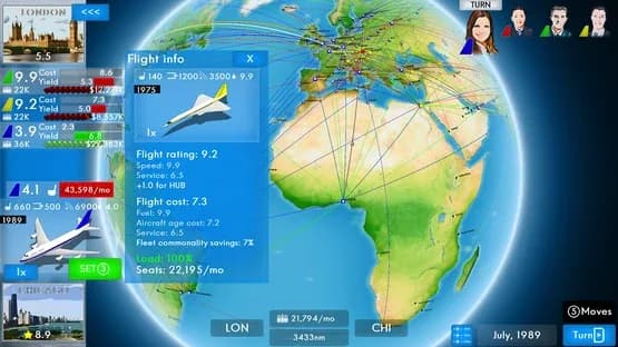 Airline Director 2: Tycoon Game — Screenshoty