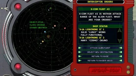 X-COM: Interceptor — Screenshoty