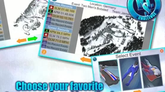 BSL Winter Games Challenge — Screenshots