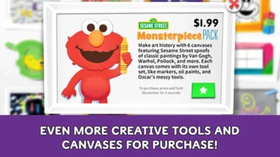 Sesame Street Art Maker — Screenshoty