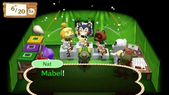 Animal Crossing: Amiibo Festival — Screenshoty