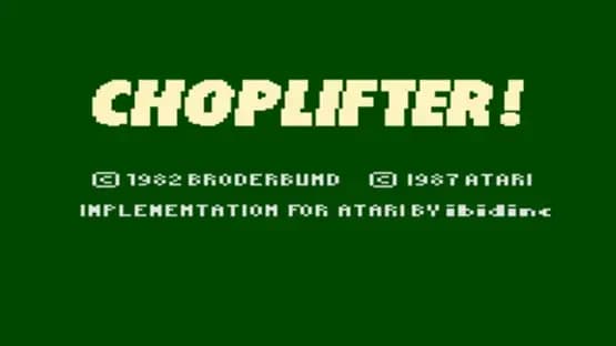 Choplifter! — Screenshoty