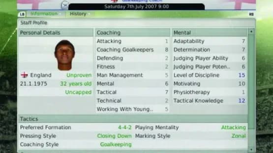 Football Manager 2008 — Screenshoty