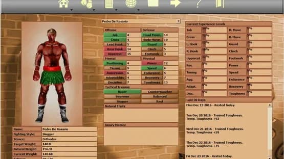 World Boxing Manager — Screenshots