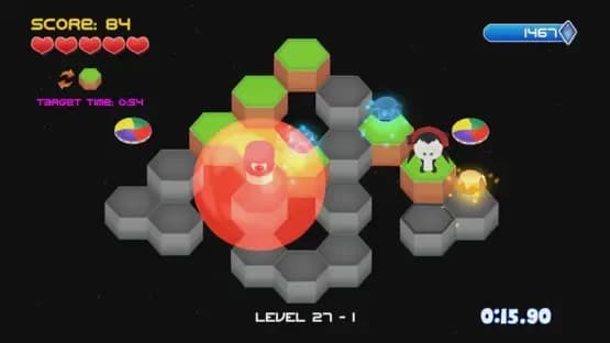 Q*bert Rebooted: The Xbox One @!#?@! Edition — Screenshoty