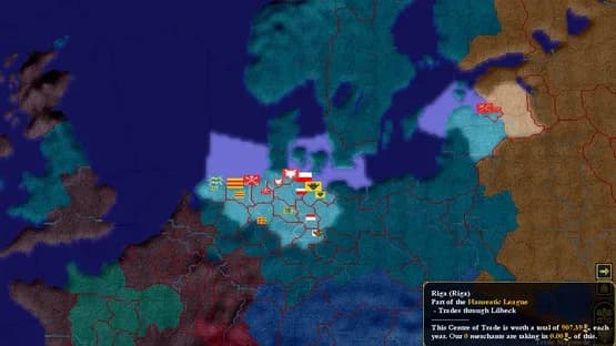 Europa Universalis III: Heir to the Throne — Screenshoty