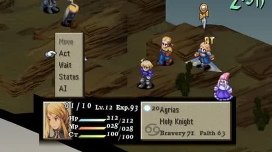 Final Fantasy Tactics: The War of the Lions — Screenshoty