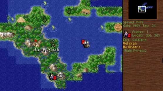 Sid Meier's Colonization — Screenshoty