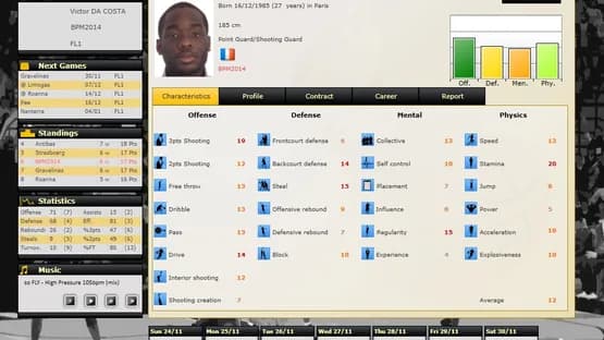 Basketball Pro Management 2014 — Screenshoty