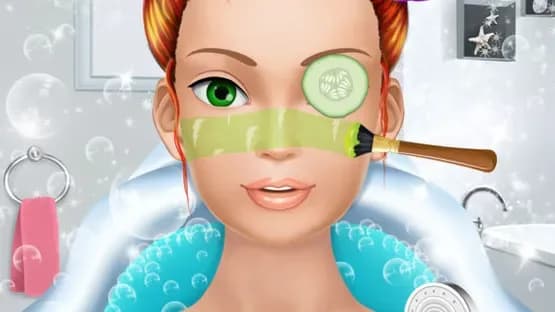 Superhero Girl Salon: Kids Makeup and Dressup Game — Screenshots