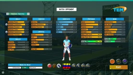 Tennis Elbow Manager 2 — Screenshots