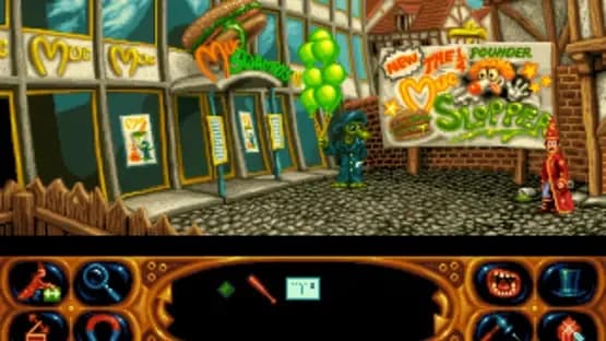 Simon the Sorcerer II: The Lion, the Wizard and the Wardrobe — Screenshoty