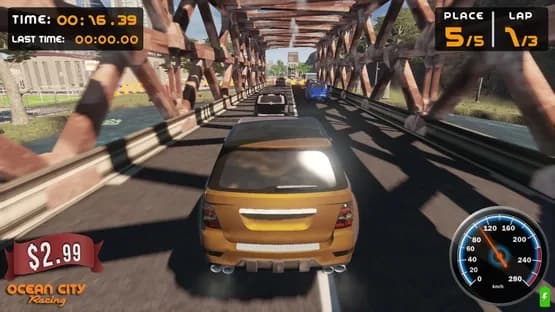 Ocean City Racing: Redux — Screenshoty