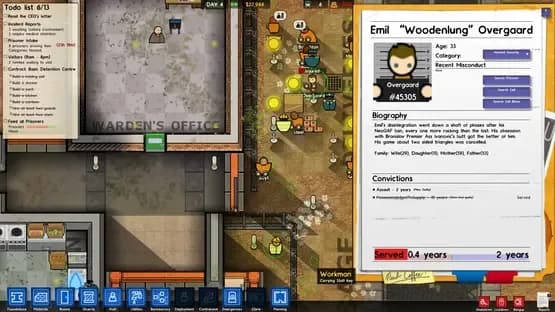 Prison Architect — Screenshoty