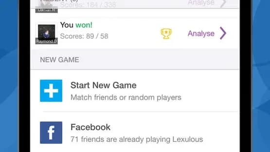 Lexulous Word Game — Screenshoty