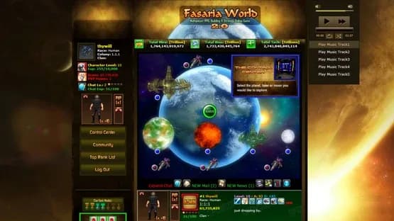 Fasaria World Online — Screenshoty