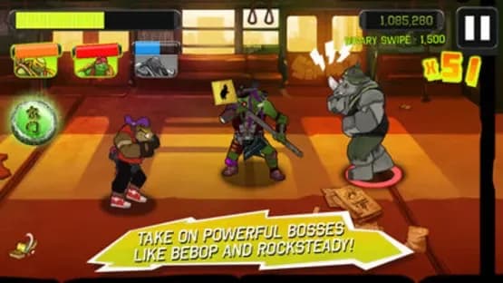 Teenage Mutant Ninja Turtles: Brothers Unite — Screenshoty