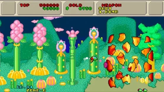 3D Fantasy Zone II W — Screenshots