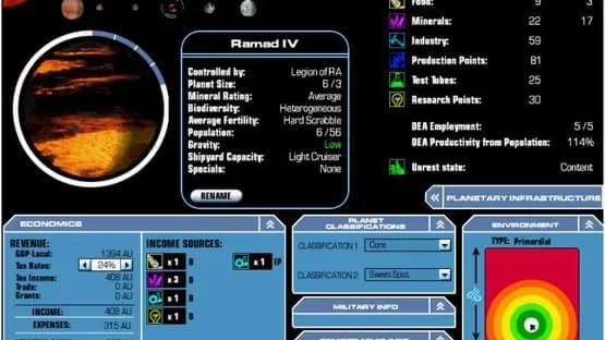 Master of Orion III — Screenshoty