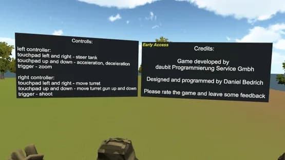 TankVR — Screenshots