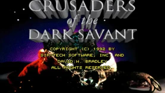 Wizardry: Crusaders of the Dark Savant — Screenshoty