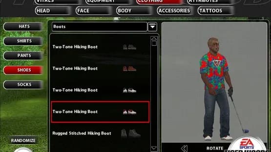 Tiger Woods PGA Tour 2005 — Screenshoty