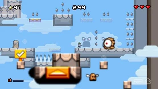 Mutant Mudds Deluxe — Screenshoty