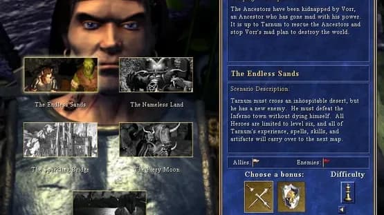 Heroes Chronicles: The Fiery Moon — Screenshoty