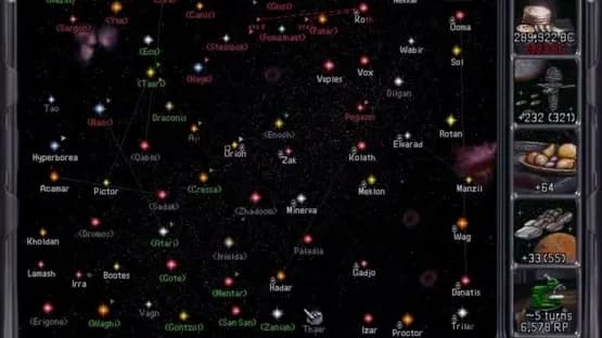 Master of Orion II: Battle at Antares — Screenshoty