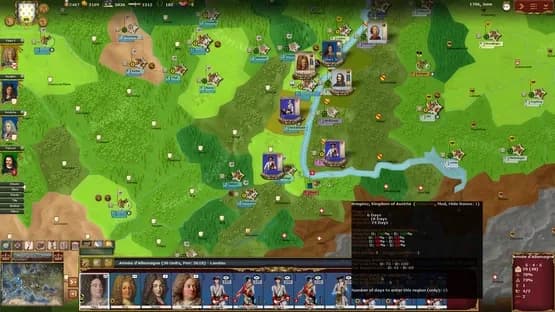 Wars of Succession — Screenshoty