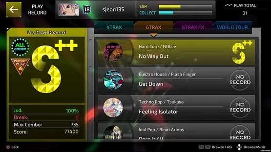 Superbeat: Xonic — Screenshoty