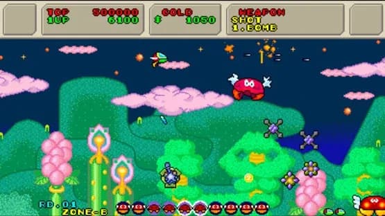 3D Fantasy Zone II W — Screenshots