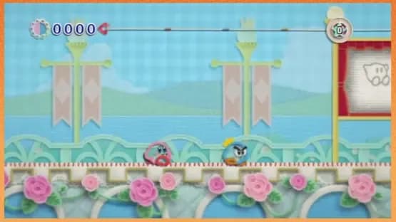 Kirby's Epic Yarn — Screenshoty