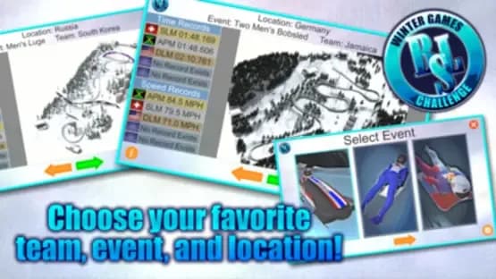 BSL Winter Games Challenge — Screenshots