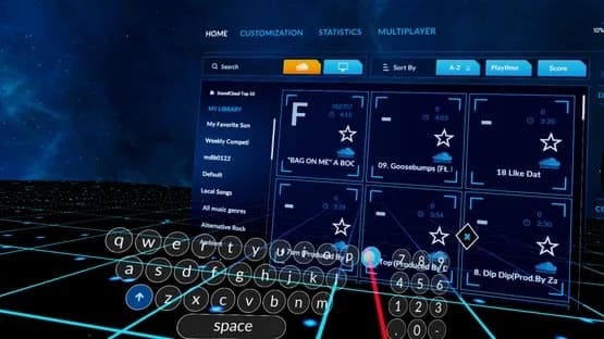 Music Inside: A VR Rhythm Game — Screenshoty