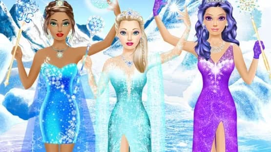 Ice Queen Salon - Girls Makeup and Dressup Game — Screenshots