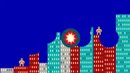 Qbasic Gorillas — Screenshots