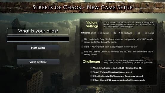 Streets of Chaos — Screenshoty