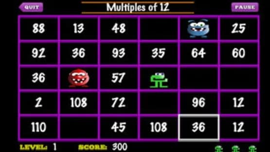 Number Munchers — Screenshoty