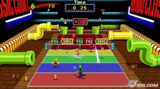 Mario Power Tennis — Screenshoty