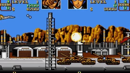 U.N. Squadron — Screenshoty