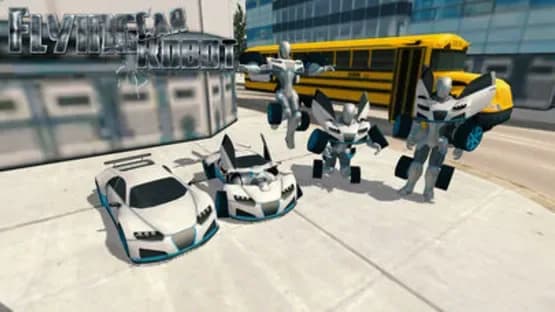 Flying Car Robot Flight Drive Simulator Game 2017 — Screenshoty