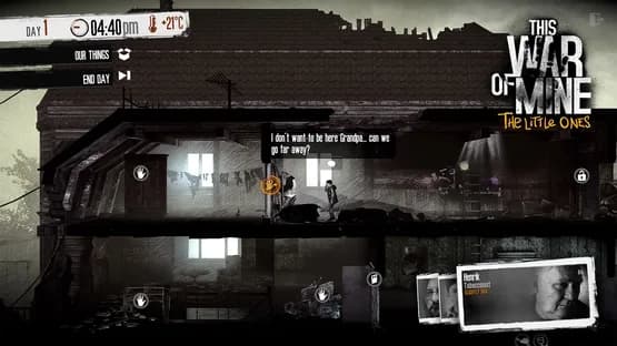 This War of Mine: The Little Ones — Screenshoty