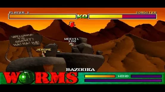 Worms — Screenshoty
