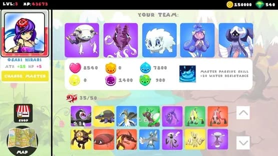 Cute Monsters Battle Arena — Screenshots