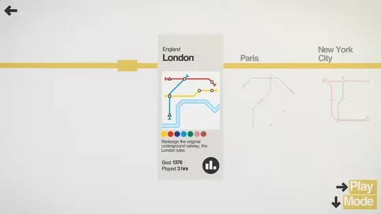 Mini Metro — Screenshoty