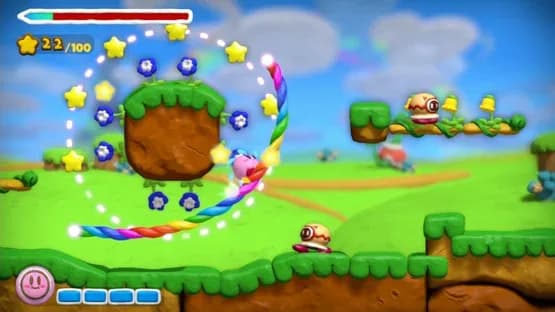 Kirby and the Rainbow Curse — Screenshoty